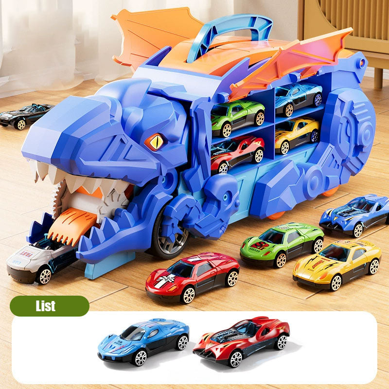 Verwandlungsfähiges Dinosaurier-Autospielzeugset für Kinder - endloser Spaß erwartet dich!🦖🚗