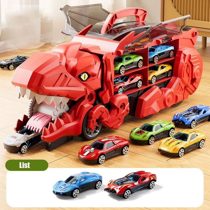 Verwandlungsfähiges Dinosaurier-Autospielzeugset für Kinder - endloser Spaß erwartet dich!🦖🚗