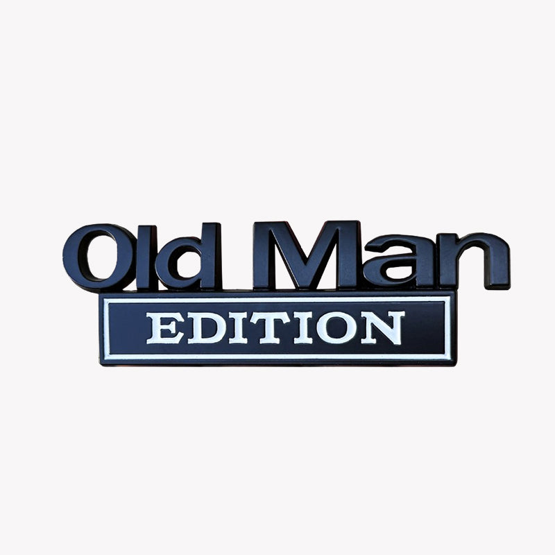 Autoaufkleber für Senioren/🚗 Autoaufkleber „Old Man Edition“