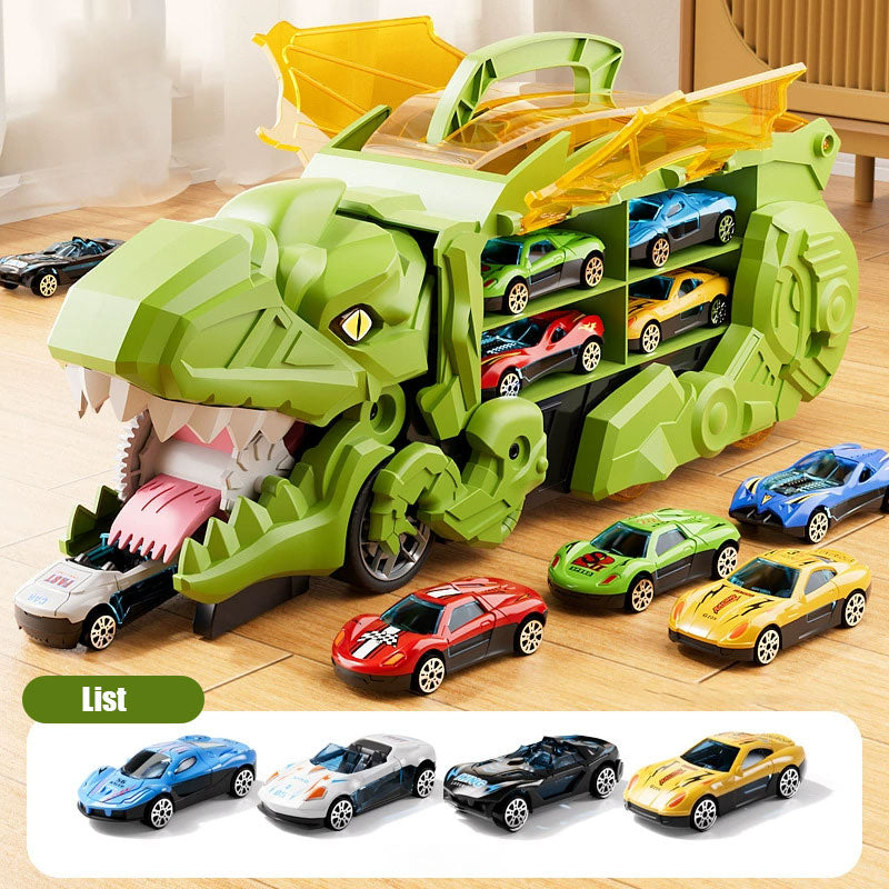 Verwandlungsfähiges Dinosaurier-Autospielzeugset für Kinder - endloser Spaß erwartet dich!🦖🚗