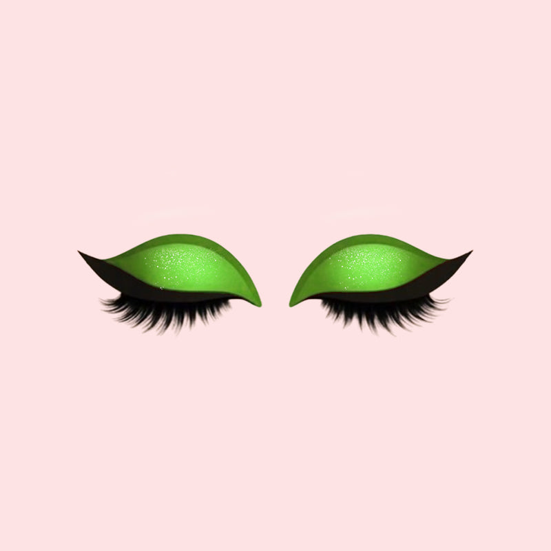 Lidschatten Wimpern Make-up Aufkleber