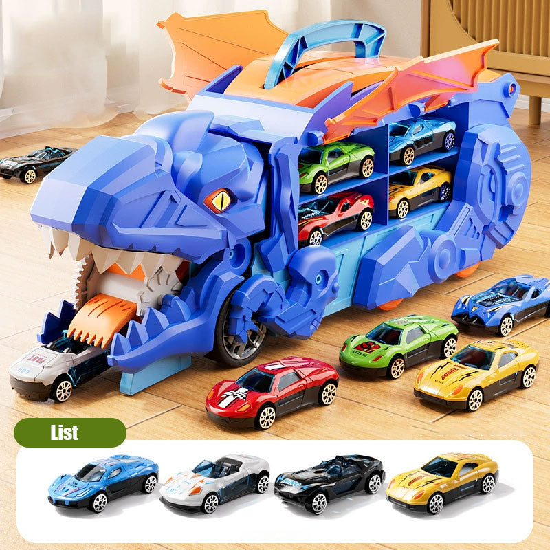 Verwandlungsfähiges Dinosaurier-Autospielzeugset für Kinder - endloser Spaß erwartet dich!🦖🚗