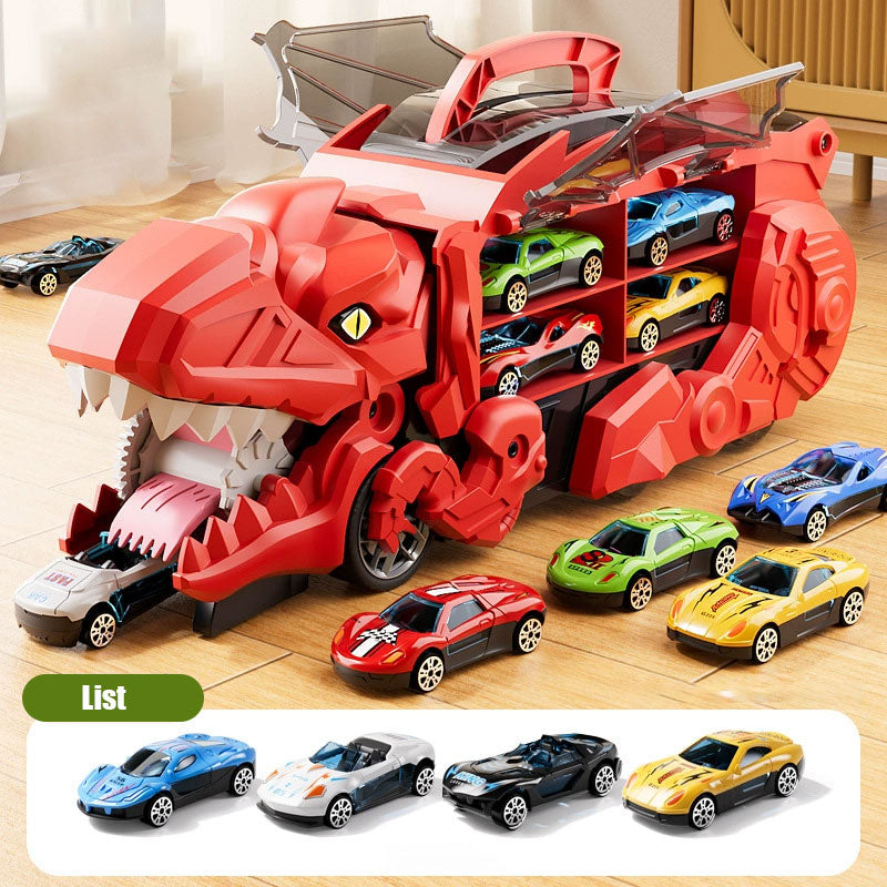 Verwandlungsfähiges Dinosaurier-Autospielzeugset für Kinder - endloser Spaß erwartet dich!🦖🚗