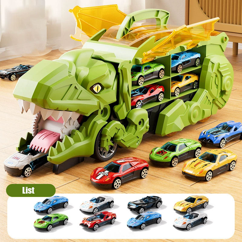 Verwandlungsfähiges Dinosaurier-Autospielzeugset für Kinder - endloser Spaß erwartet dich!🦖🚗