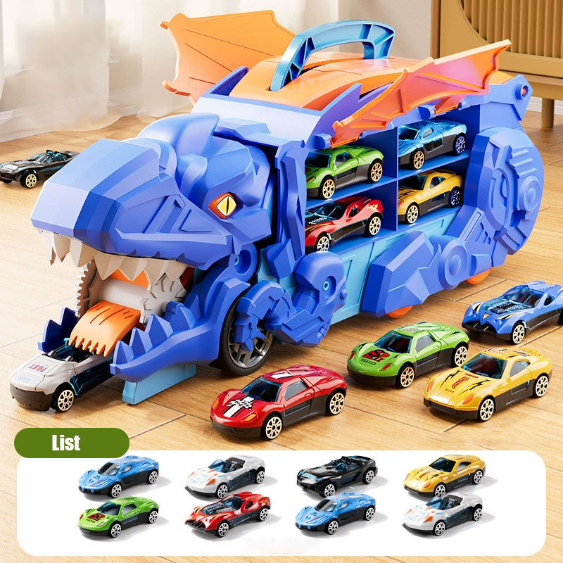 Verwandlungsfähiges Dinosaurier-Autospielzeugset für Kinder - endloser Spaß erwartet dich!🦖🚗