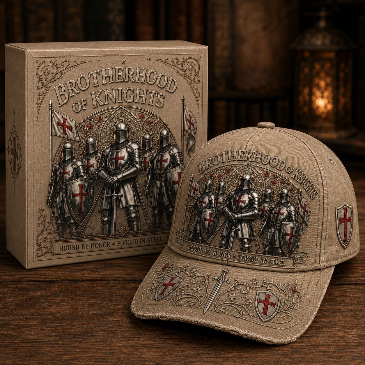 ⚔️Templer-Kappe – An die Ehre gebunden, aus Stahl geschmiedet 🛡️