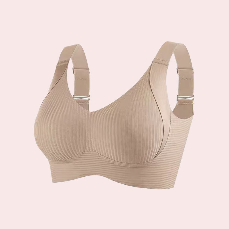 🎁Gerippter Push-up-BH mit verstellbaren Bügeln für Frauen