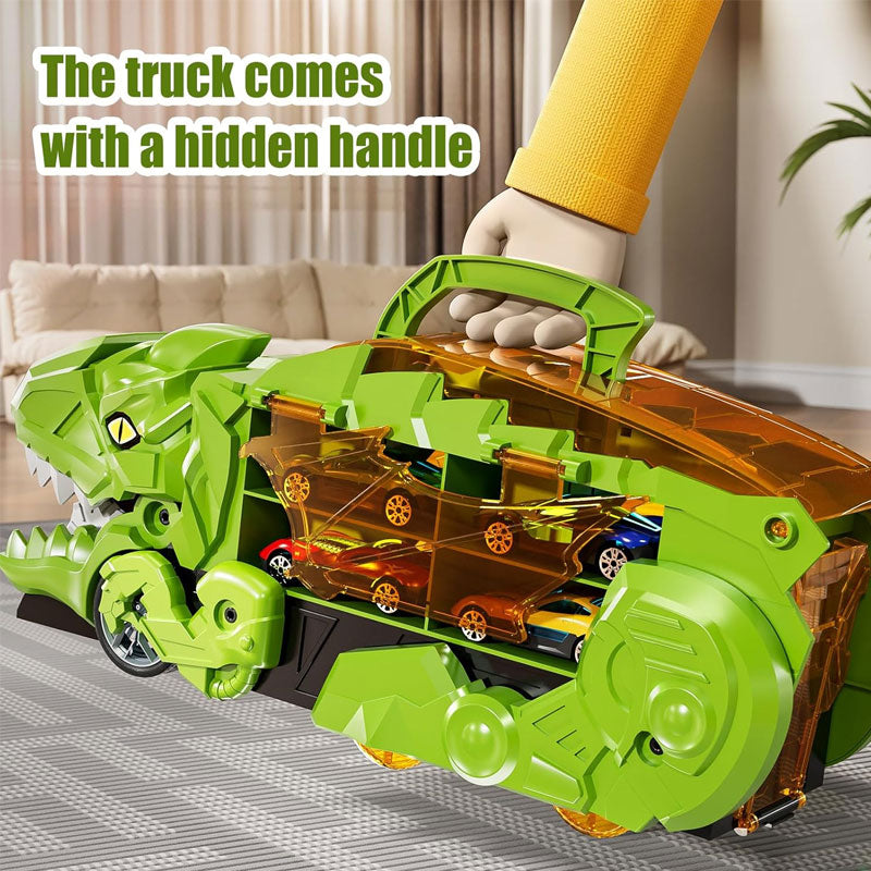 Verwandlungsfähiges Dinosaurier-Autospielzeugset für Kinder - endloser Spaß erwartet dich!🦖🚗