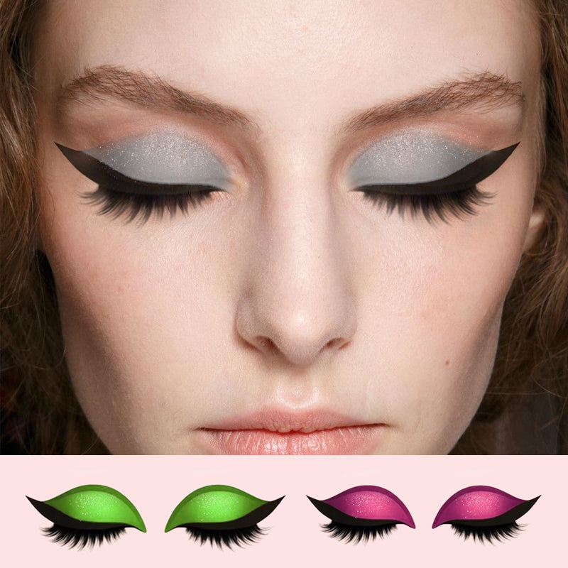 Lidschatten Wimpern Make-up Aufkleber