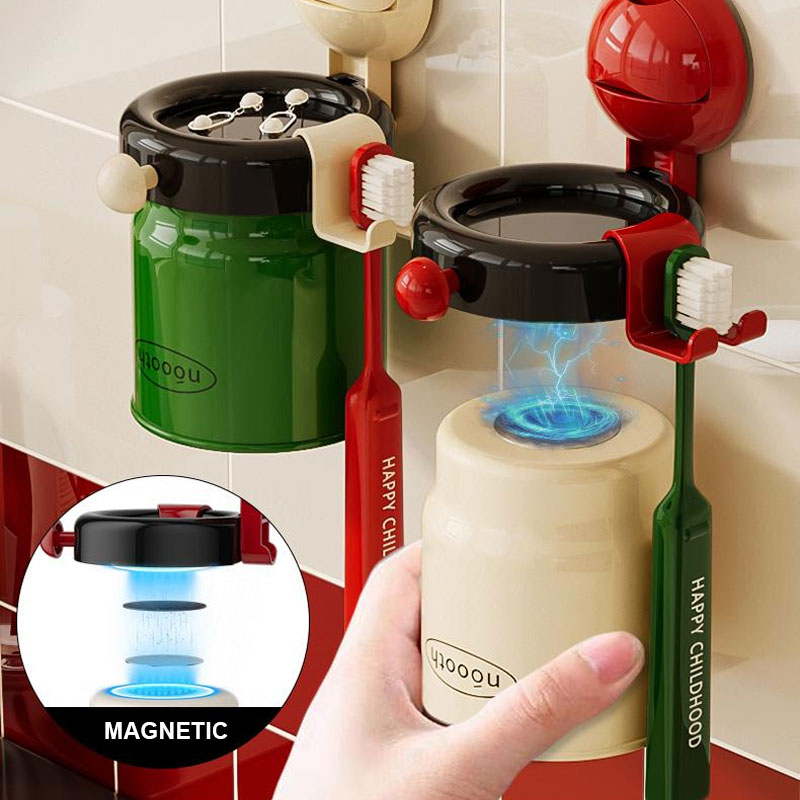 Magnetischer Zahnputzbecher