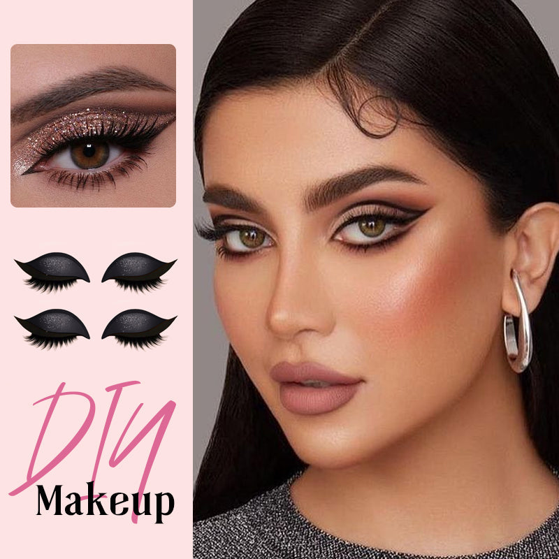Lidschatten Wimpern Make-up Aufkleber