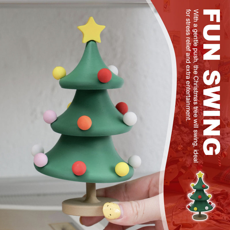 🎄 3D-Druck Schwingender Weihnachtsbaum Spielzeug 🎁