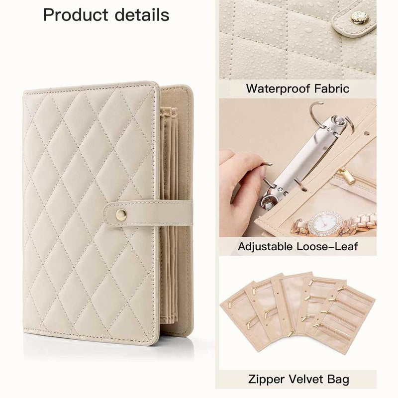 Vikbar smyckesorganisator/Klappbarer Schmuck-Organisator