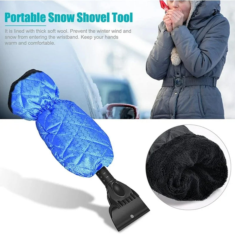 Samtwarme Auto-Schneeschaufel ❄️