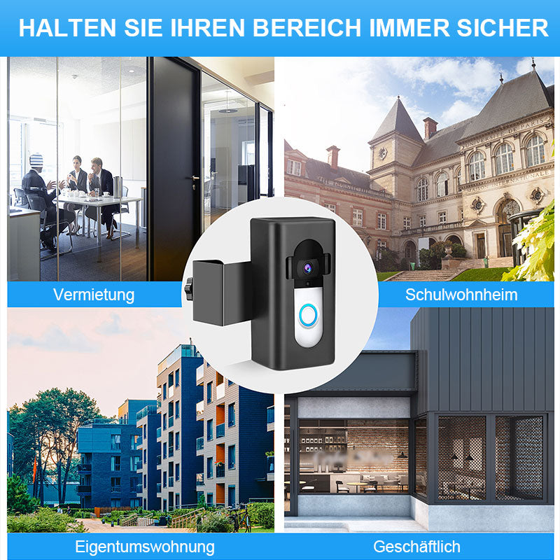 Stanzfreie Halterung für Video-Türklingel