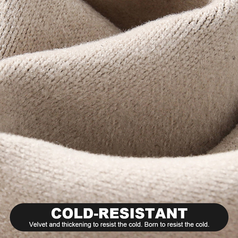 Leggings mit Knöpfen aus verdicktem Fleece