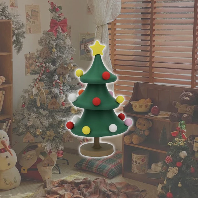 🎄 3D-Druck Schwingender Weihnachtsbaum Spielzeug 🎁