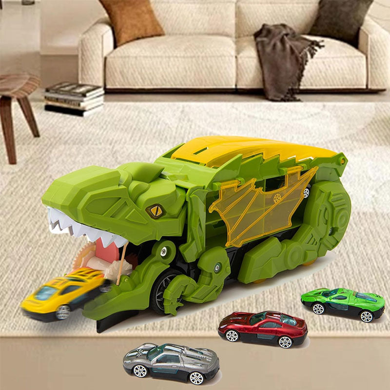 Verwandlungsfähiges Dinosaurier-Autospielzeugset für Kinder - endloser Spaß erwartet dich!🦖🚗