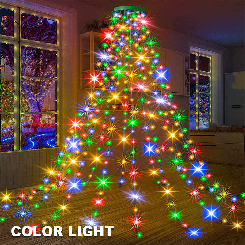 🎄 LED-Ring-Weihnachtsbaumlichter 🎄