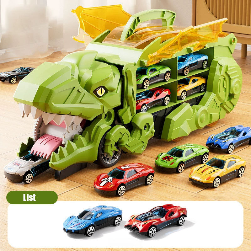 Verwandlungsfähiges Dinosaurier-Autospielzeugset für Kinder - endloser Spaß erwartet dich!🦖🚗