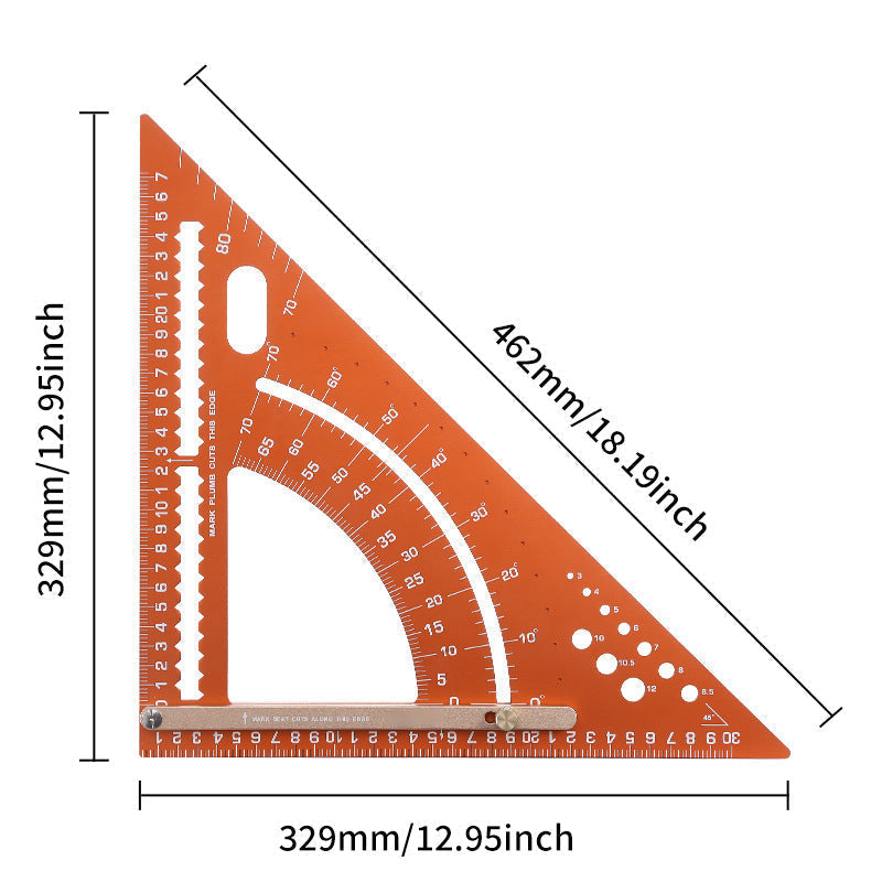 📐 NUR FÜR BEGRENZTE ZEIT: 50 % RABATT! ✨ Präzisions-Dreikantwinkel für die Holzbearbeitung – aus Legierung, verstellbar, rostfrei 🛠️