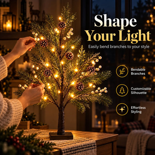 🎄💡 LED-Weihnachtsbaum – natürliche Eleganz für alle Jahreszeiten 🌿✨