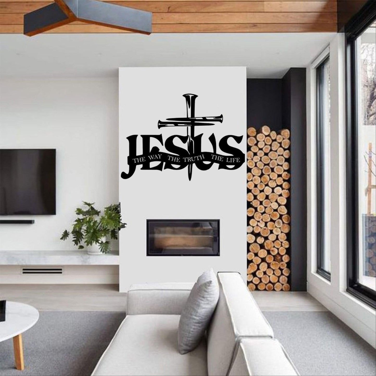 (🎁Letzter Tag 49% Rabatt)🔥Jesus & Kreuz Design Wandkunst⌛Limitierte handgefertigte Serie