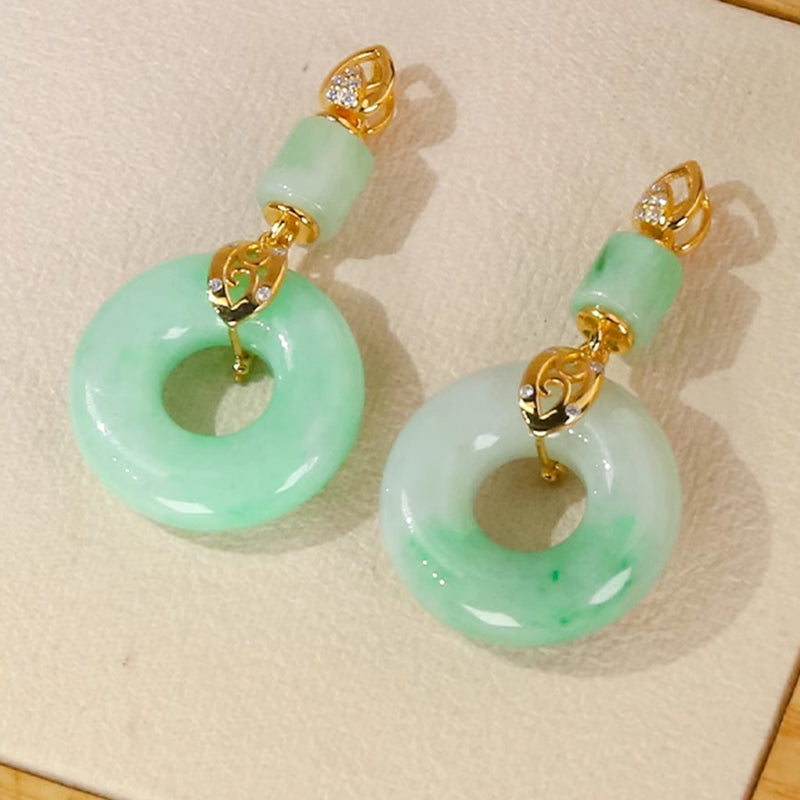 Jade-Optik Anhänger in runder Form – Zeitloses Symbol für Harmonie & Balance 💚🌿