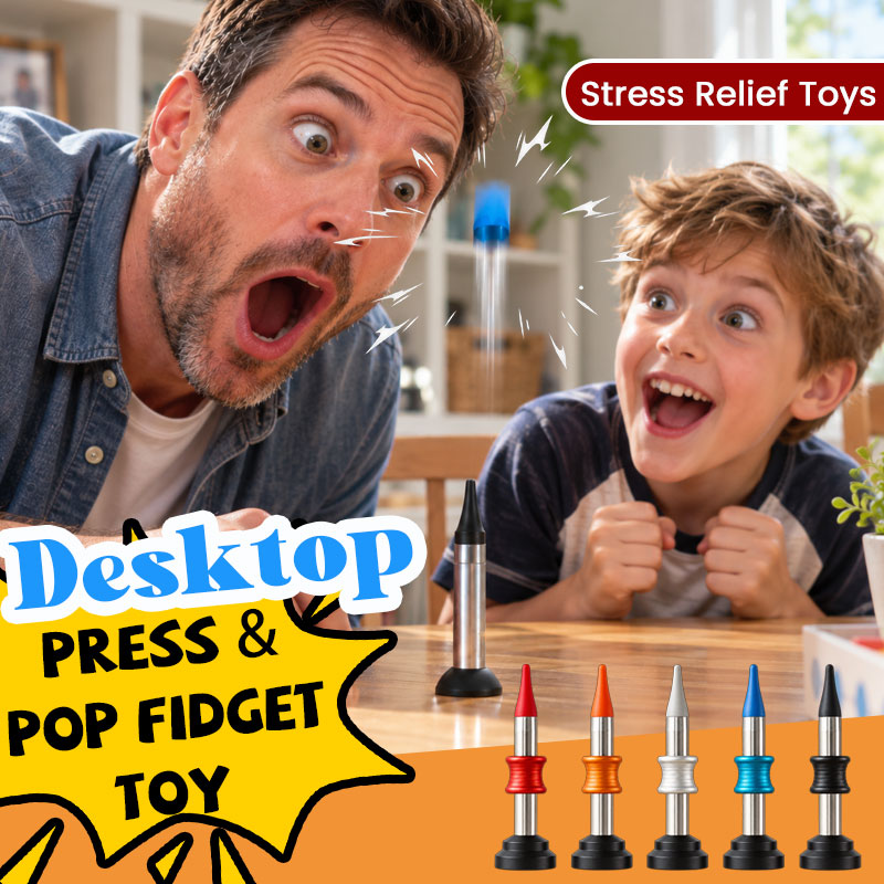 Fidget-Spielzeug „Press & Pop“ für den Schreibtisch