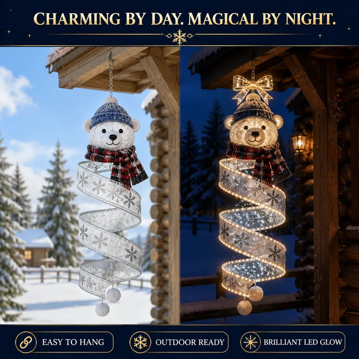 LED-Lichterketten-Kollektion „Weihnachtszauber-Spirale“