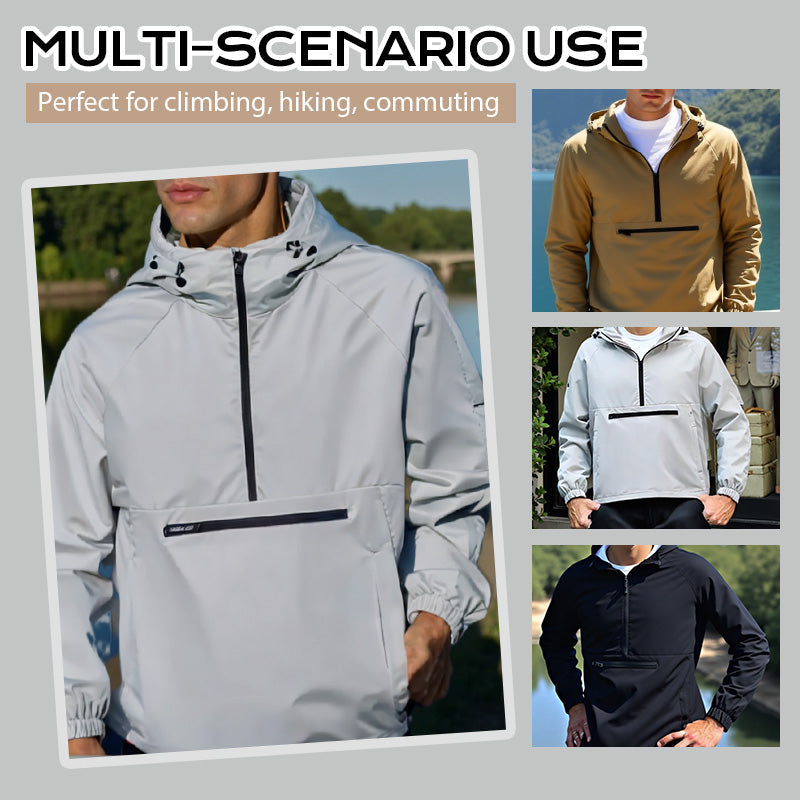 Wasserdichte und winddichte Outdoor-Jacke für Männe