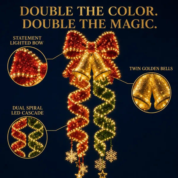 LED-Lichterketten-Kollektion „Weihnachtszauber-Spirale“