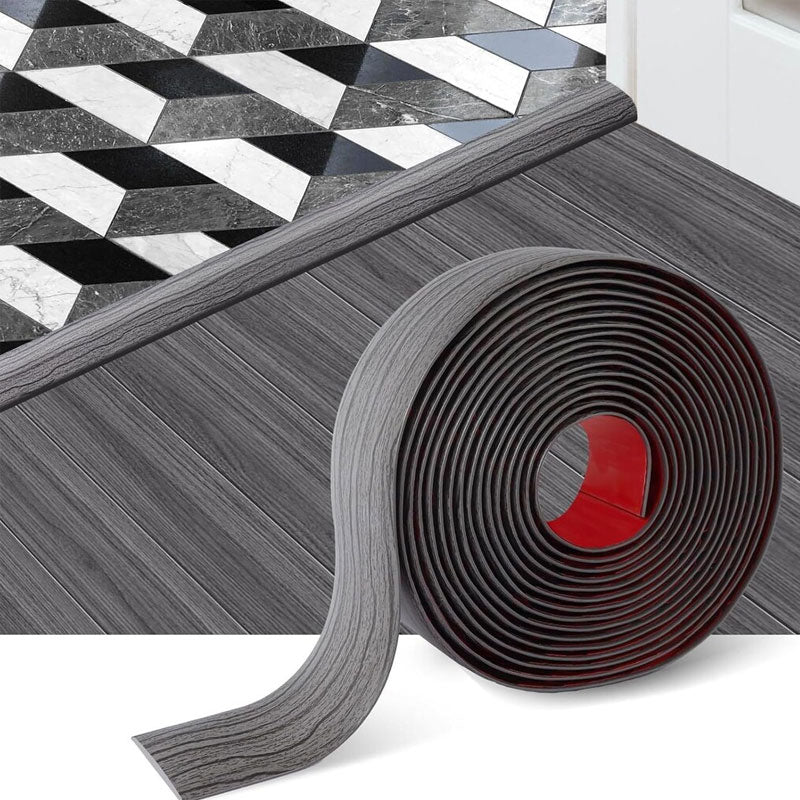 ✨ Selbstklebende Bodenübergangsleiste – flexibles PVC, zum Abziehen und Aufkleben, glatte Oberfläche 🚪
