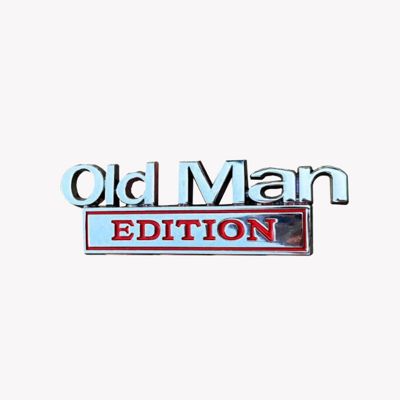 Autoaufkleber für Senioren/🚗 Autoaufkleber „Old Man Edition“
