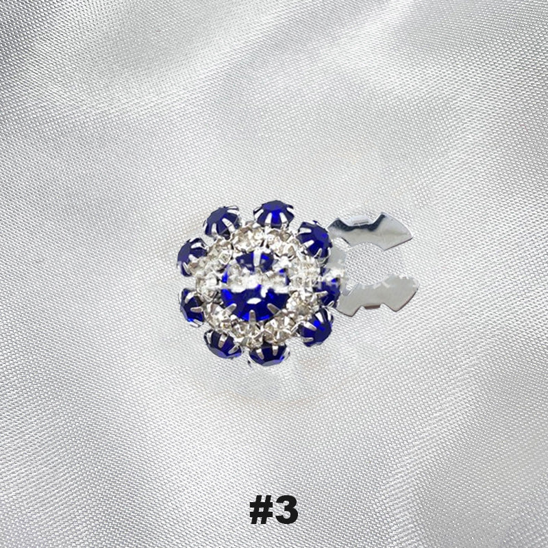 Blumen-Diamant-Ärmelknöpfe