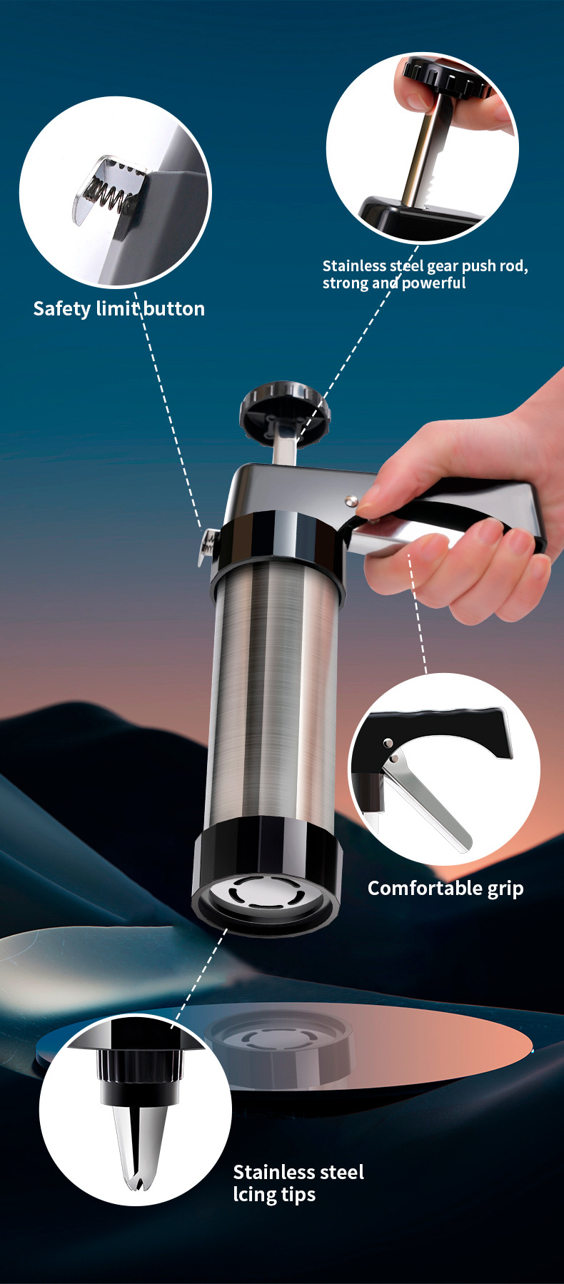 Plätzchendekoration Squeezer Set