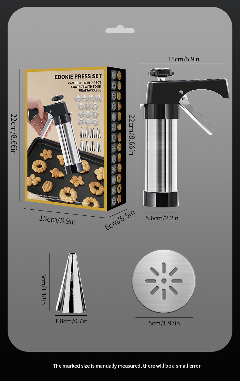 Plätzchendekoration Squeezer Set