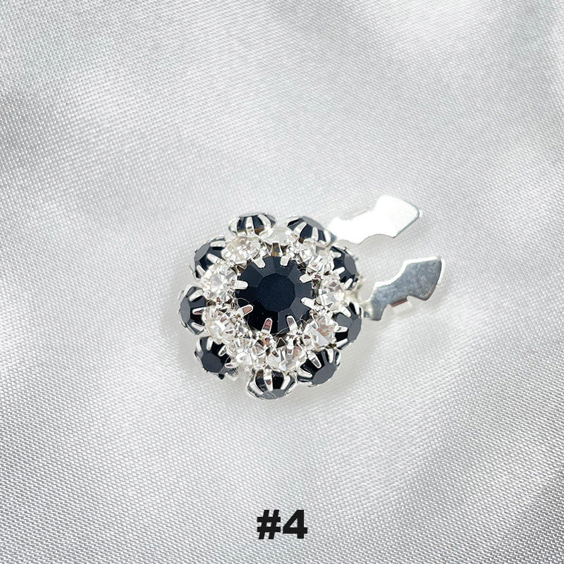 Blumen-Diamant-Ärmelknöpfe