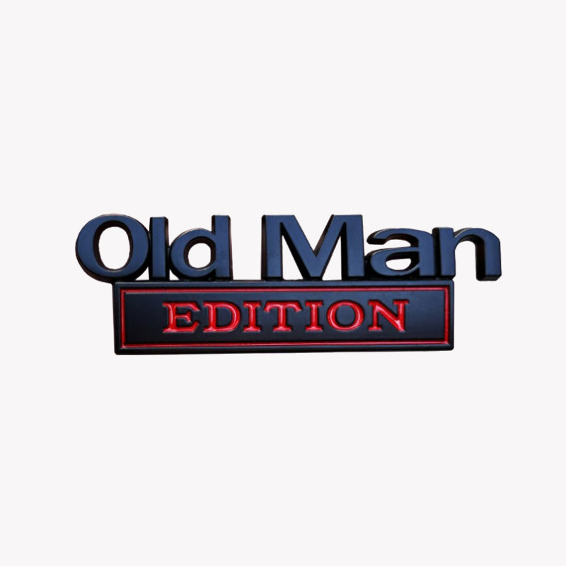 Autoaufkleber für Senioren/🚗 Autoaufkleber „Old Man Edition“