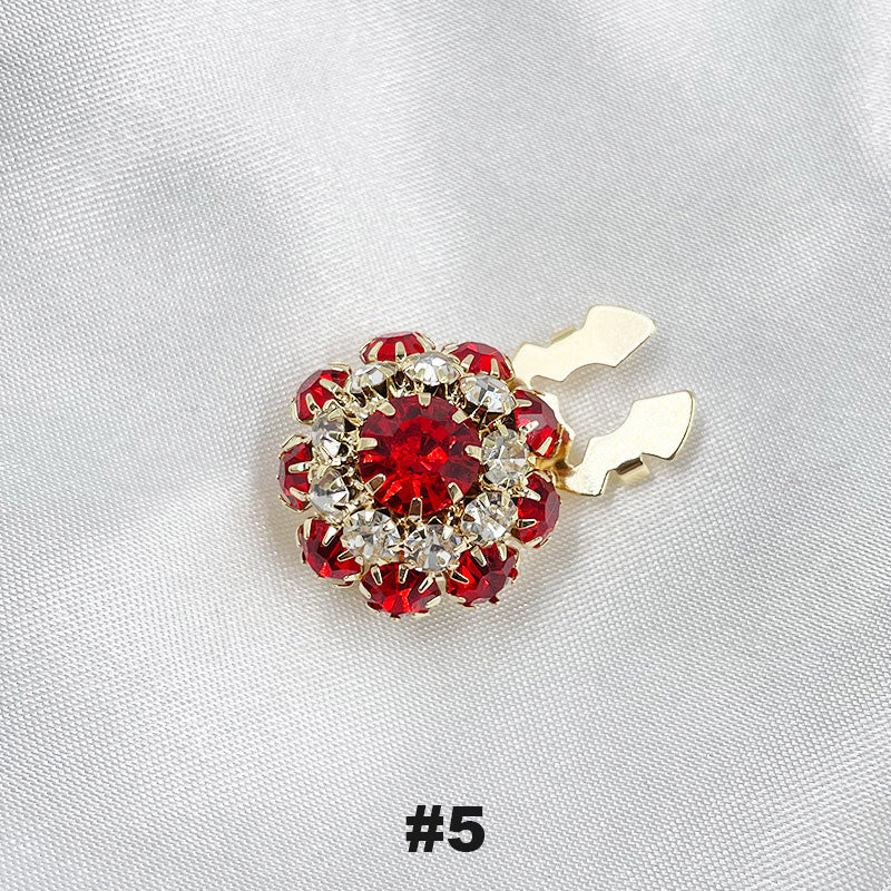 Blumen-Diamant-Ärmelknöpfe