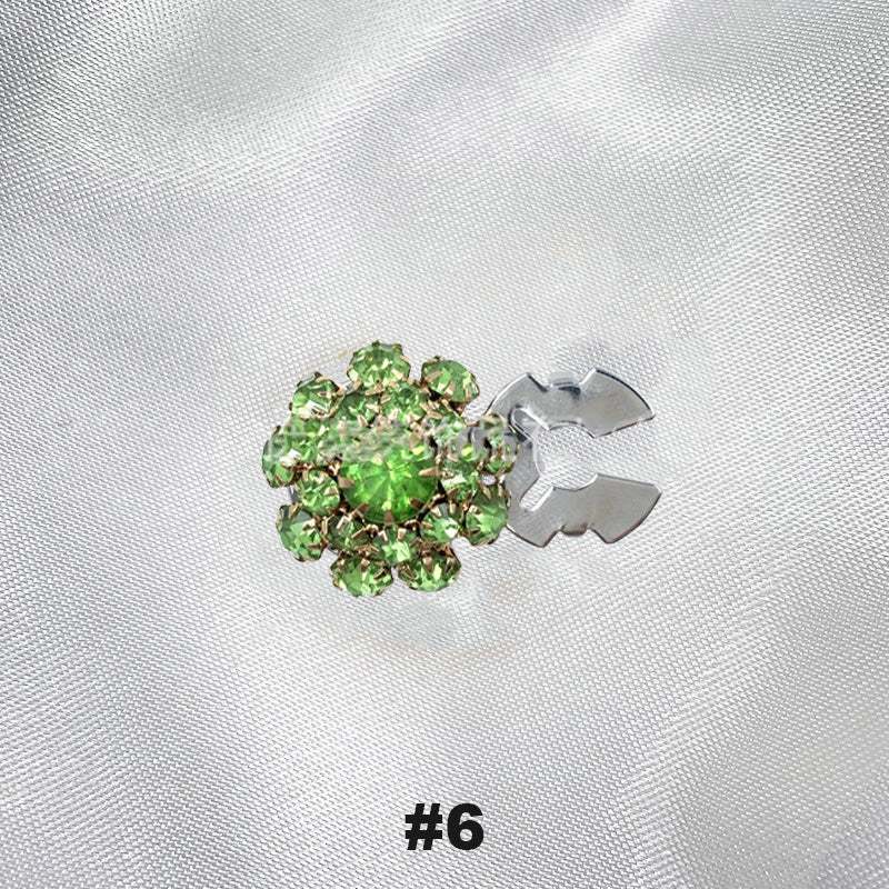 Blumen-Diamant-Ärmelknöpfe