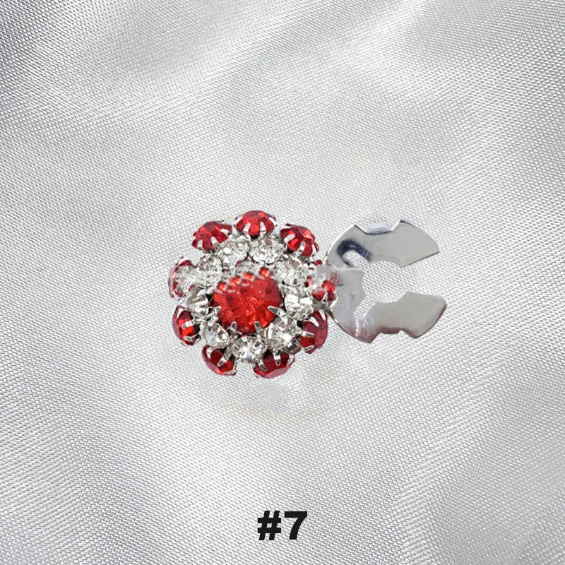 Blumen-Diamant-Ärmelknöpfe