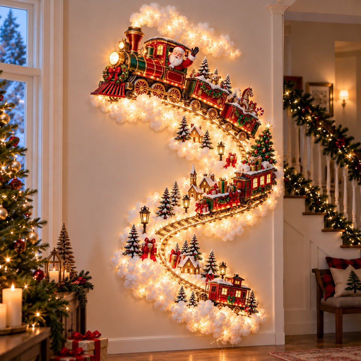 ✨Wandleuchte „Christmas Magic Trail“ – Ein bisschen Weihnachtszauber direkt an Ihrer Wand✨
