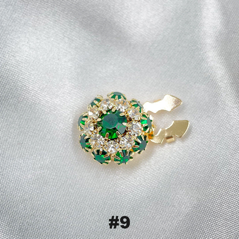 Blumen-Diamant-Ärmelknöpfe