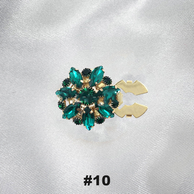 Blumen-Diamant-Ärmelknöpfe