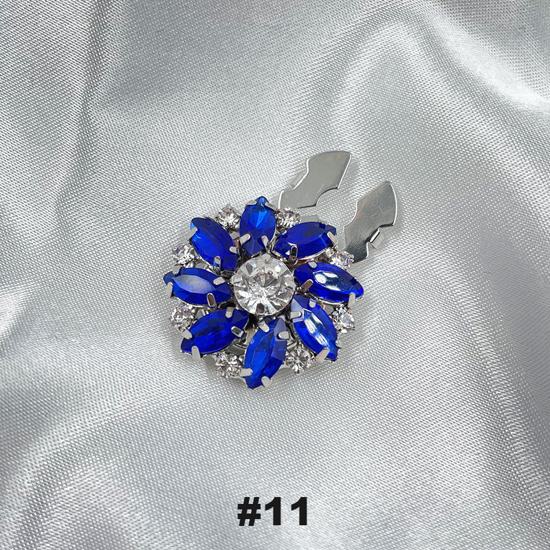 Blumen-Diamant-Ärmelknöpfe