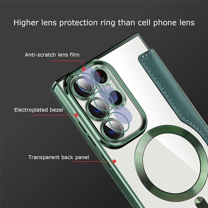 📱2024 New Leather Texture Flip Phone Case