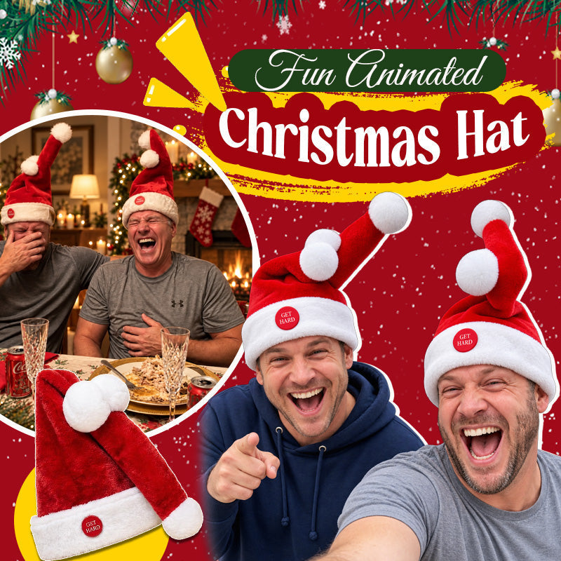 Lustige, wippende Weihnachtsmütze für Weihnachtsfeiern