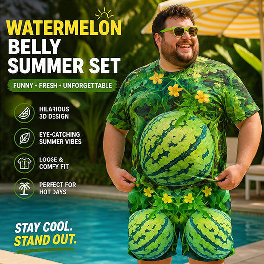 🍉 Lustiges T-Shirt-Set mit Wassermelonen-Motiv