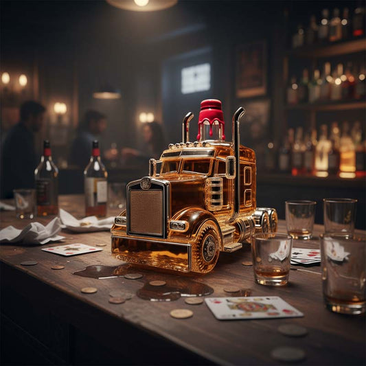 Truck Whiskyflaschen